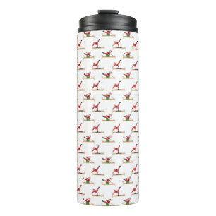 Bouteilles Isothermes Modèles de Noël sans couture Pilates Reformer Sant