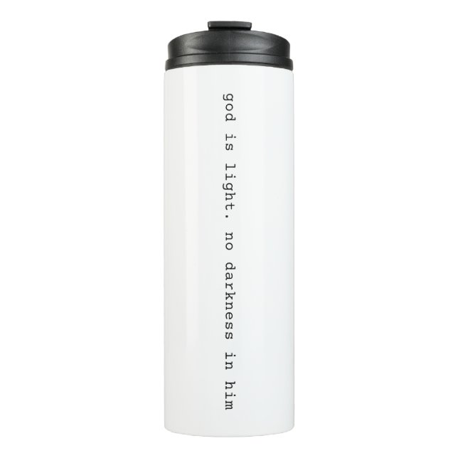 Bouteilles Isothermes Modern God is Light Travel Thermal Mug  (Devant)