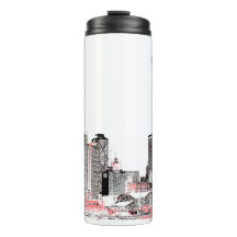 Moderne Chicago Skyline Tumbler thermique