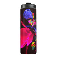 Moderne coloré Floral Abstrait Art Motif #06