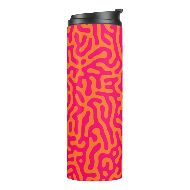 Bouteilles Isothermes Moderne fuchsia orange stylé  (Tourné sur la gauche)