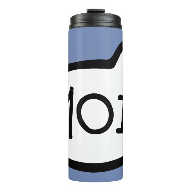 Bouteilles Isothermes MOI ! Salutation finlandaise, Bonjour, bulle vocal (Devant)