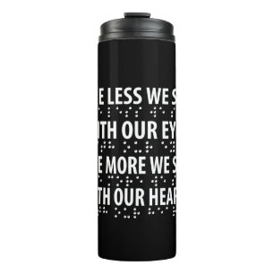 Bouteilles Isothermes Moins On Voit Avec Nos Yeux - Éclaircissement Bra