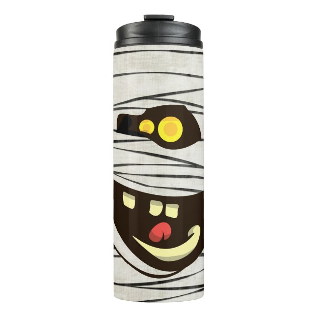 Bouteilles Isothermes Momie Souriant Mignon (Devant)