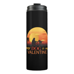 Bouteilles Isothermes Mon chien est ma Saint Valentin