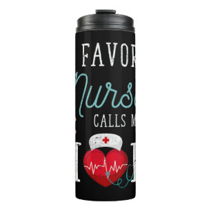 Bouteilles Isothermes Mon infirmière préférée m'appelle maman Stethoscop