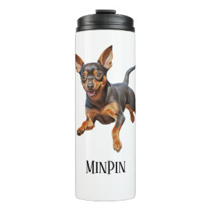 Bouteilles Isothermes Mon min pin miniature pinscher chiot chien heureux