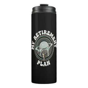 Bouteilles Isothermes Mon Plan De Retraite Golfeur De Retraite De Golf