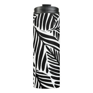 Bouteilles Isothermes Monochrome Jungle Motif géométrique sans couture