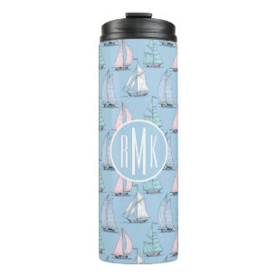 Bouteilles Isothermes Monogramme mignon du motif de voilier