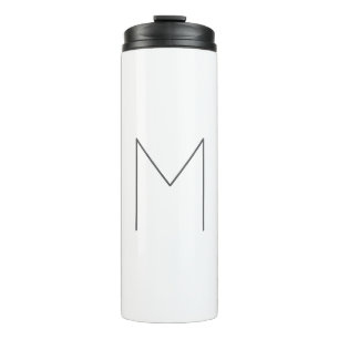 Bouteilles Isothermes Monogramme Moderne Simple Minimaliste Uni