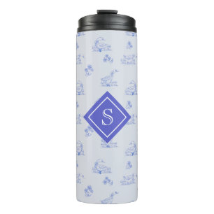 Bouteilles Isothermes Monogramme Motif de l'orignal de campagne mignonne