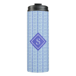 Bouteilles Isothermes Monogramme Motif des rayures cardiaques du pays