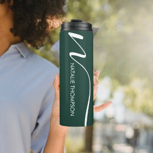 Bouteilles Isothermes Monogramme Personnalisé Customisé Avec Le Nom Emer