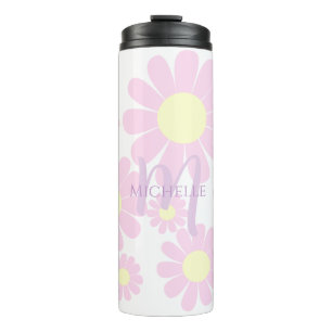 Bouteilles Isothermes Monogramme rose pâle