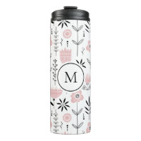 Monogramme rose scandinave