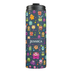 Bouteilles Isothermes Monstre costume mignon Motif de la fête d'Hallowee