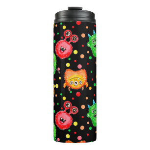 Bouteilles Isothermes Monstres aquarelles : Motif mignon