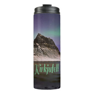 Bouteilles Isothermes Montagne de Kirkjufell en Islande Lumières nordiq
