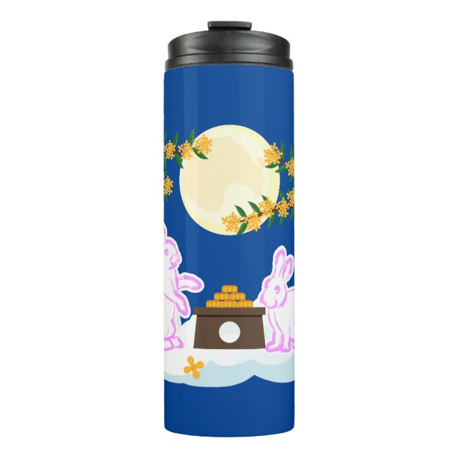 Bouteilles Isothermes Moon Rabbit Mooncake Osmanthus (Devant)