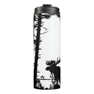 Bouteilles Isothermes Moose Silhouette Thermique Tumbler