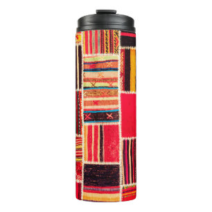 Bouteilles Isothermes Moquette turque patchwork fait main. Patchwork Pat