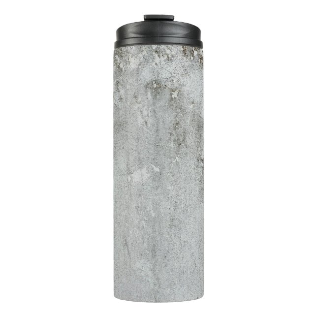 Bouteilles Isothermes Mortier mur gris vieilli blanc noir (Devant)