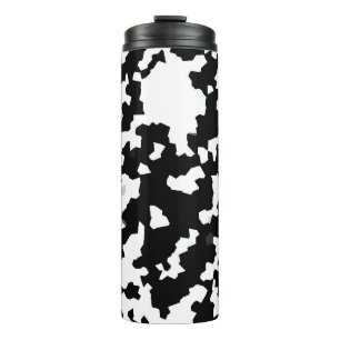 Bouteilles Isothermes Mosaïque Abstraite Irrégulière Camouflage Noir et 