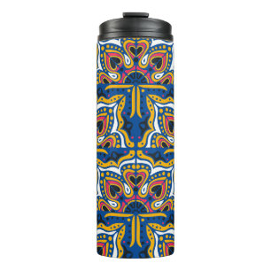 Bouteilles Isothermes Mosaïque indienne Talavera : Céramique sans joint.
