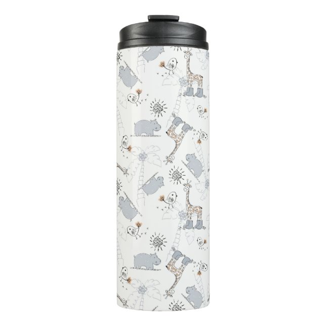 Bouteilles Isothermes motif 2 de griffonnage (Devant)