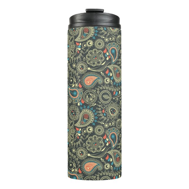 Bouteilles Isothermes Motif 3 de Paisley (Devant)