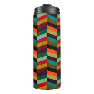 Bouteilles Isothermes Motif à carreaux bicolores colorés