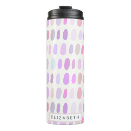 Bouteilles Isothermes motif à points roses et violets chic féminin migno