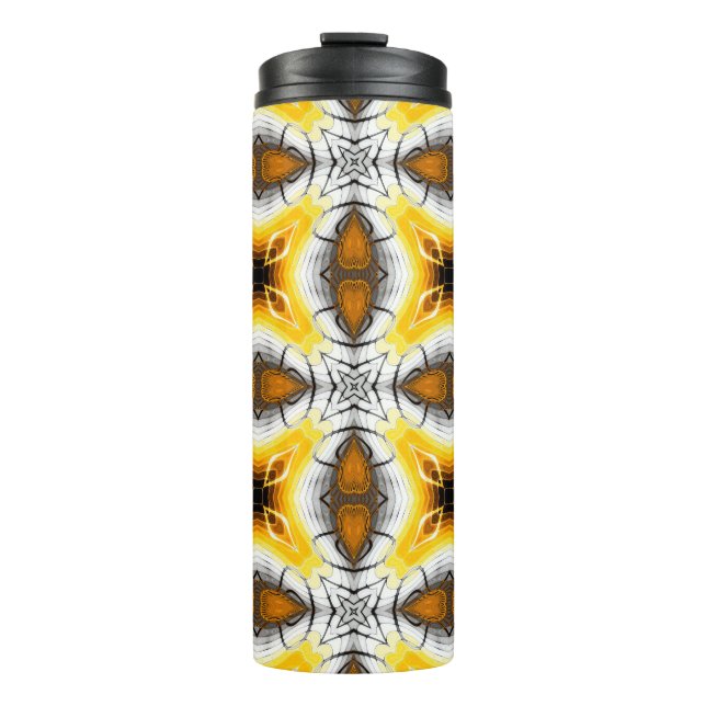 Bouteilles Isothermes motif Abstrait. Carré ornemental révérencieux (Devant)