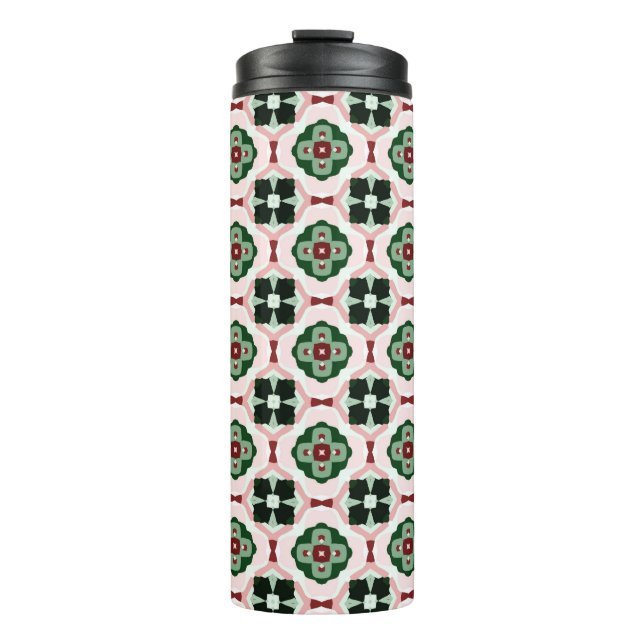 Bouteilles Isothermes Motif abstrait de Noël funky boho rétro mignon (Devant)