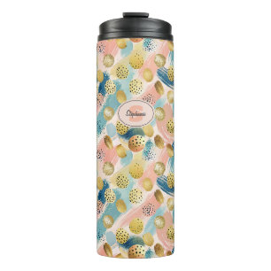 Bouteilles Isothermes Motif Abstrait en forme de brosse et d'or