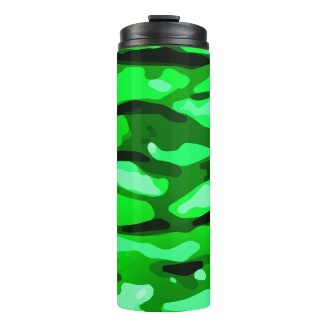 Bouteilles Isothermes Motif Abstrait tendance vert (Devant)