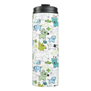 Bouteilles Isothermes motif animal d'arrière - plan d'enfants