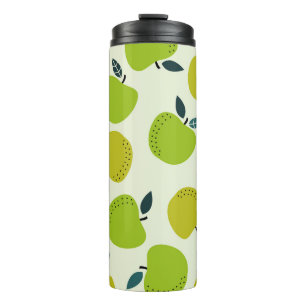 Bouteilles Isothermes Motif Apple sans soudure. Illustration du thème de