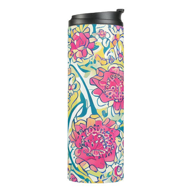 Bouteilles Isothermes Motif arabe floral (Tourné sur la gauche)