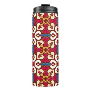 Bouteilles Isothermes Motif arabe sans couture - basé sur ottoman tradit