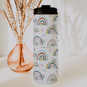 Bouteilles Isothermes Motif arc-en-ciel joyeux   Monogram Tumbler