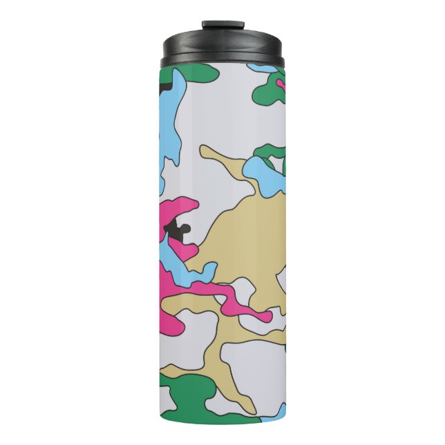 Bouteilles Isothermes Motif arrière - plan de camouflage sans couture. C (Devant)