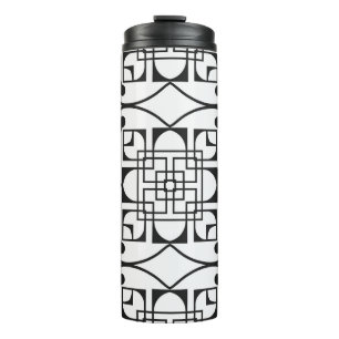 Bouteilles Isothermes Motif Art Déco sans couture. ba minimaliste vintag