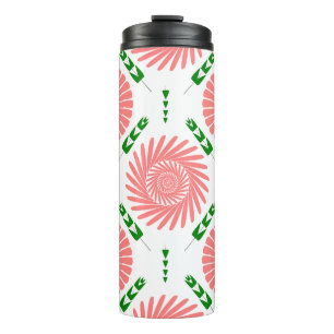 Bouteilles Isothermes motif aux fleurs roses