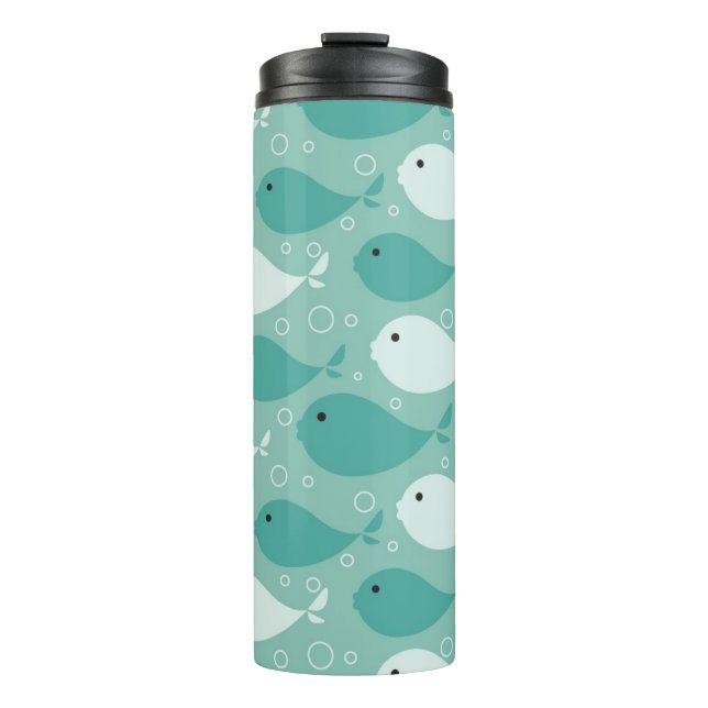 Bouteilles Isothermes motif avec des poissons (Devant)