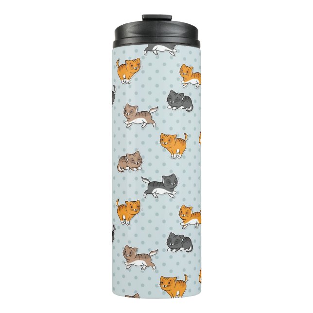 Bouteilles Isothermes motif avec les chats drôles (Devant)