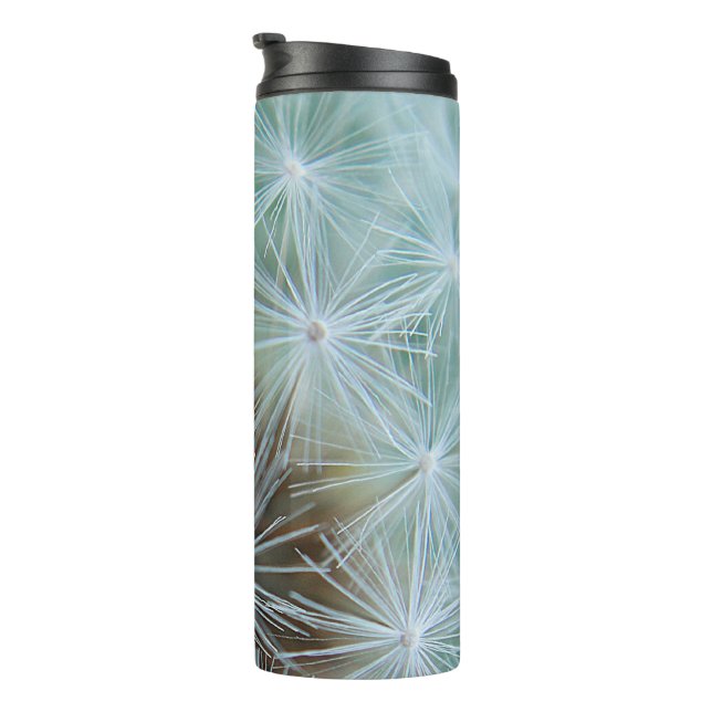 Bouteilles Isothermes Motif blanc Dandelion (Tourné sur la droite)