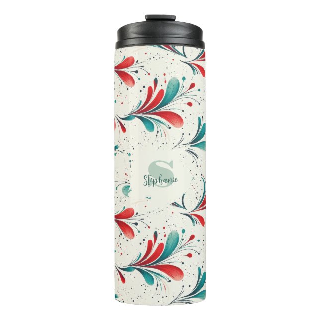 Bouteilles Isothermes Motif blanc et blanc blanc et  blanc (2) (Devant)
