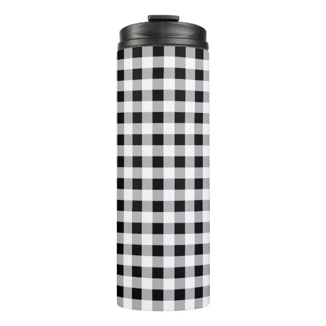 Bouteilles Isothermes Motif blanc gris gris (Devant)